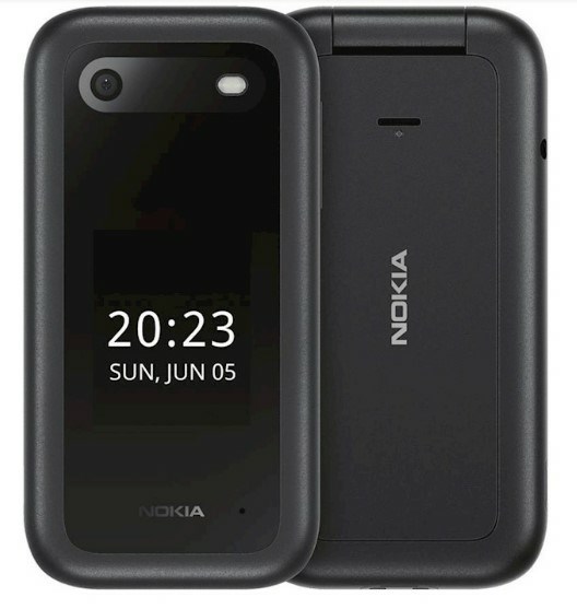 Nokia 2660 Flip 7,11 cm (2.8") 123 g Czarny Telefon funkcjonalny