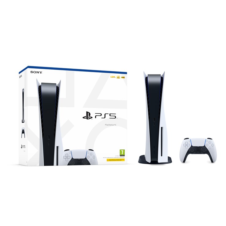 Sony PlayStation 5 825 GB Wi-Fi Czarny, Biały