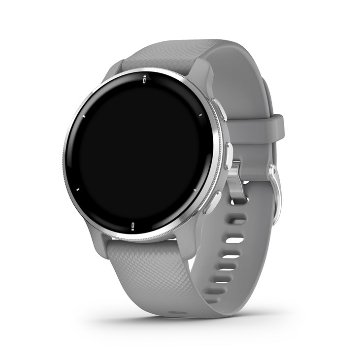 Garmin Venu 2 Plus GPS 3,3 cm (1.3") AMOLED 43 mm Cyfrowy 416 x 416 px Ekran dotykowy Szary, Srebrny Wi-Fi