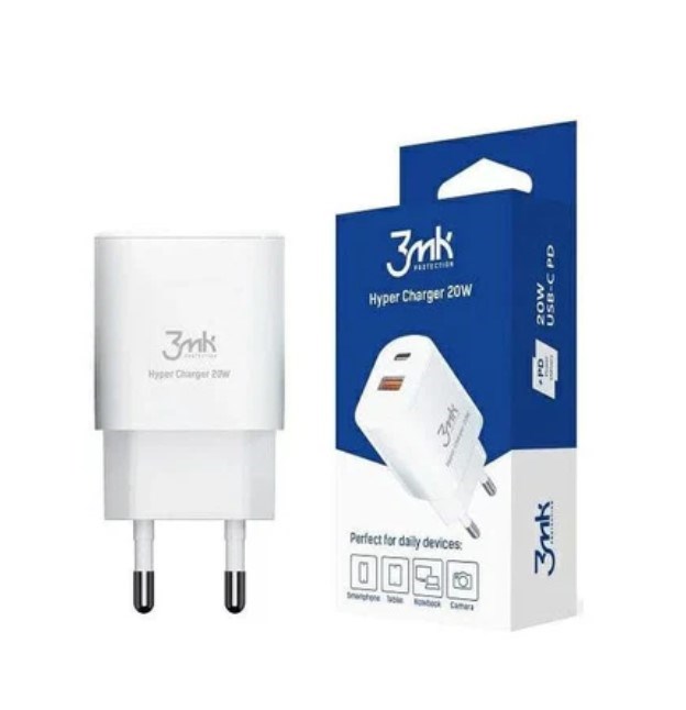 3mk Charger PD 20W White