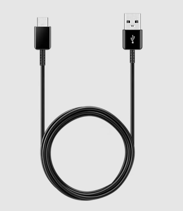 Samsung Kabel Type-C Cable, 2pcs 1 Package, USB 2.0, 1.5m Black, czarny EP-DG930MBEGWW