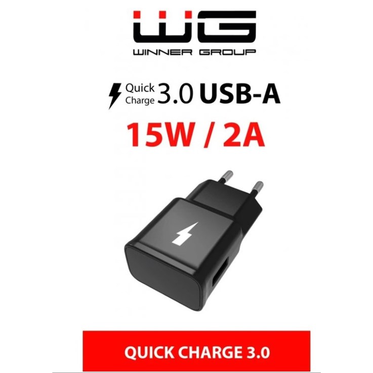 Winner Group Ładowarka sieciowa Fast Charging QC 3.0 USB 2,4A