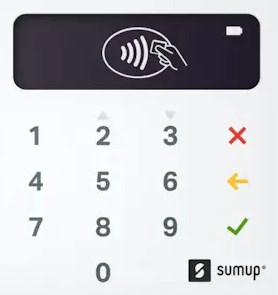 SumUp Air czytnik do kart chipowych Wewnątrz/Na wolnym powietrzu Bateria Bluetooth Biały