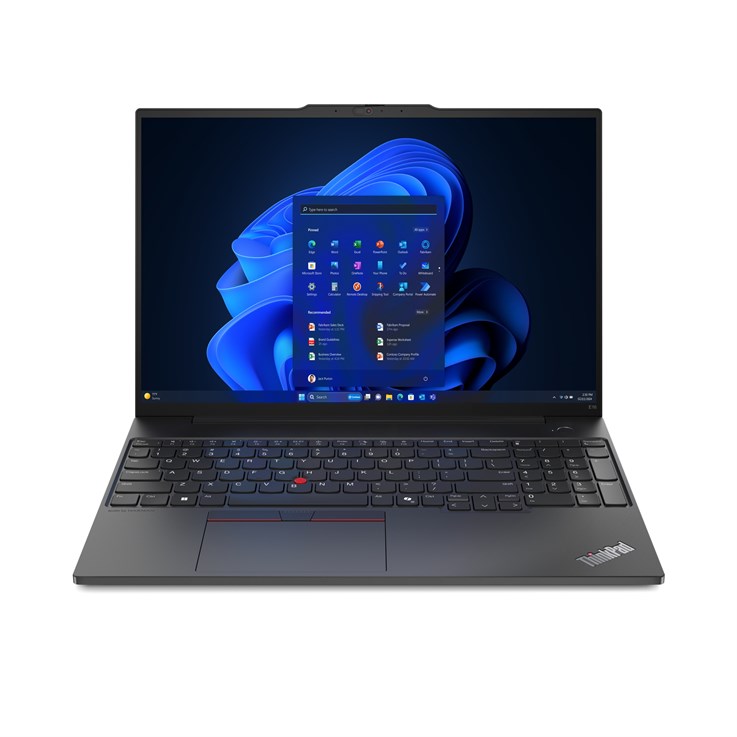 Lenovo ThinkPad E16 AMD Ryzen™ 5 7535HS Laptop 40,6 cm (16") WUXGA 16 GB DDR5-SDRAM 512 GB SSD Wi-Fi 6E (802.11ax) Windows 11 Pro Czarny