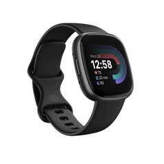 Fitbit Versa 4 Cyfrowy Ekran dotykowy Grafitowy GPS