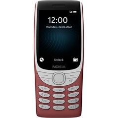 Nokia 8210 4G 7,11 cm (2.8") 107 g Czerwony Telefon funkcjonalny