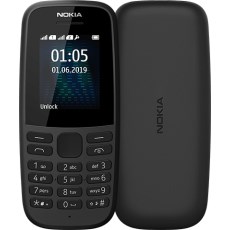 Nokia 105 (2019) 4,5 cm (1.77") 73 g Czarny Telefon funkcjonalny