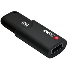 Emtec B120 Click Secure pamięć USB 128 GB USB Typu-A 3.2 Gen 2 (3.1 Gen 2) Czarny