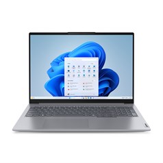 Lenovo ThinkBook 16 AMD Ryzen™ 5 7535HS Laptop 40,6 cm (16") WUXGA 16 GB DDR5-SDRAM 512 GB SSD Wi-Fi 6E (802.11ax) Windows 11 Pro Szary