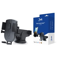 3MK Twist Automatic Car Holder Uchwyt pasywny Telefon komórkowy/Smartfon Czarny