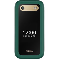 Nokia 2660 Flip 7,11 cm (2.8") 123 g Zielony Telefon funkcjonalny