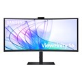 Samsung S65VC monitor komputerowy 86,4 cm (34") 3440 x 1440 px UltraWide Quad HD LCD Czarny